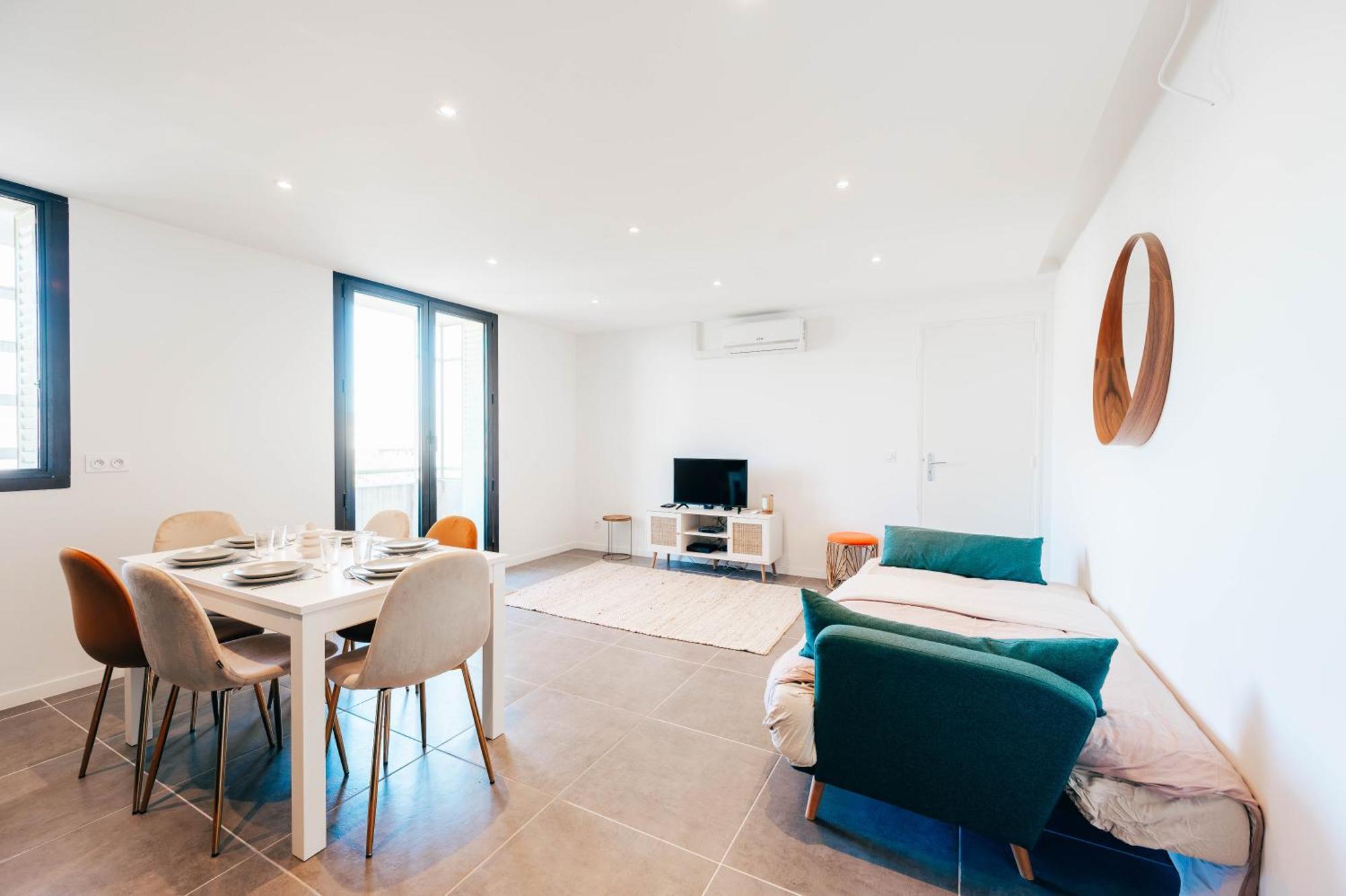 Velodrome 6 Couchages Avec Clim Apartment Marseille Exterior photo